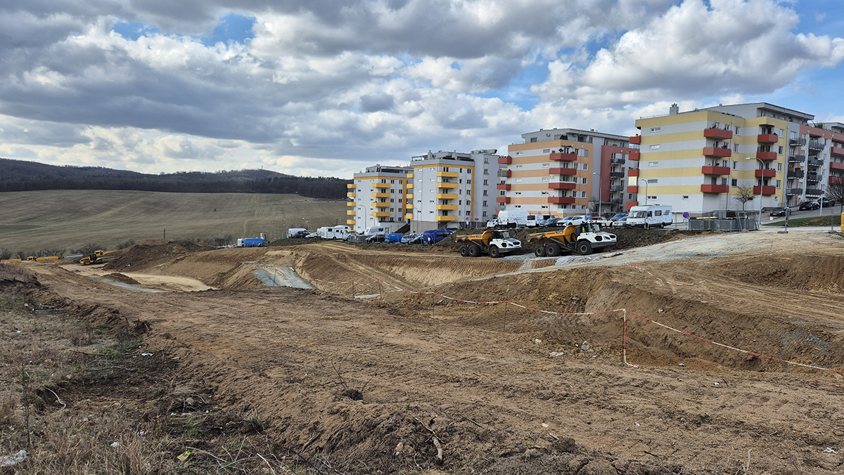 Tramvajový tunel Kamechy - výstavba - 14/03/2026